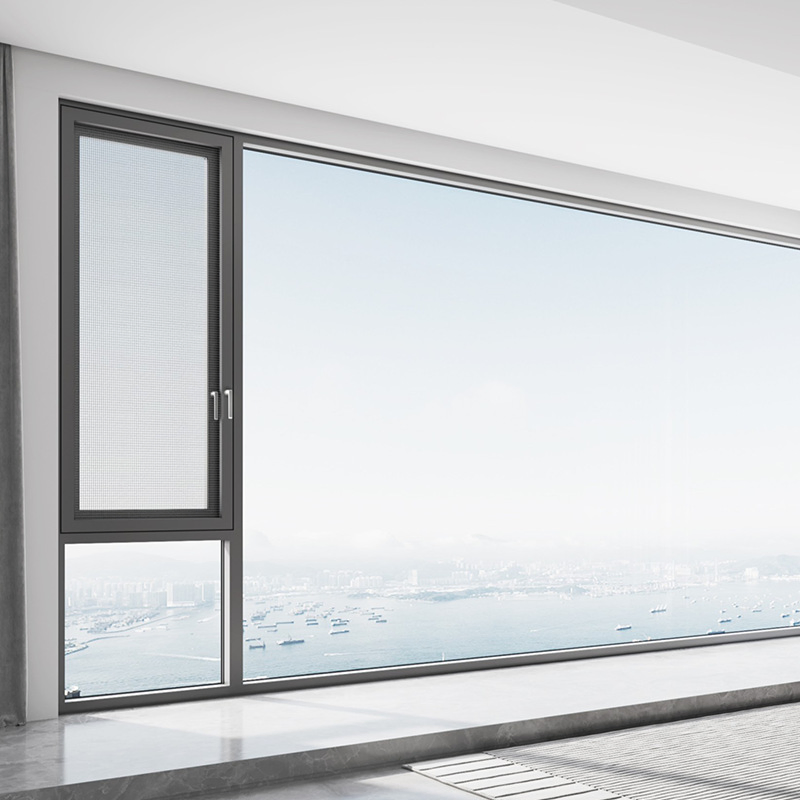 Ventanas deslizantes de aluminio energéticamente eficientes con control térmico superior
