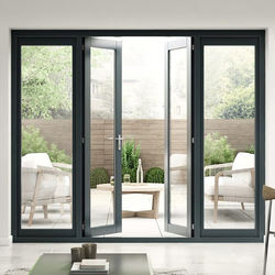 Ventana y puerta de vidrio de aluminio deslizante templado laminado de doble y triple acristalamiento