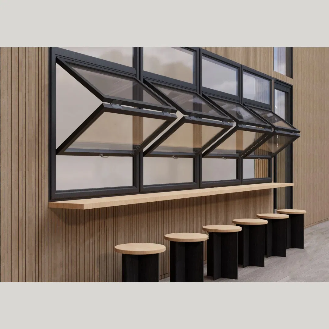 Ventana de aluminio minimalista de metal y vidrio de fabricación china, con borde de metal delgado, moderna y personalizada para apartamentos de lujo ligero