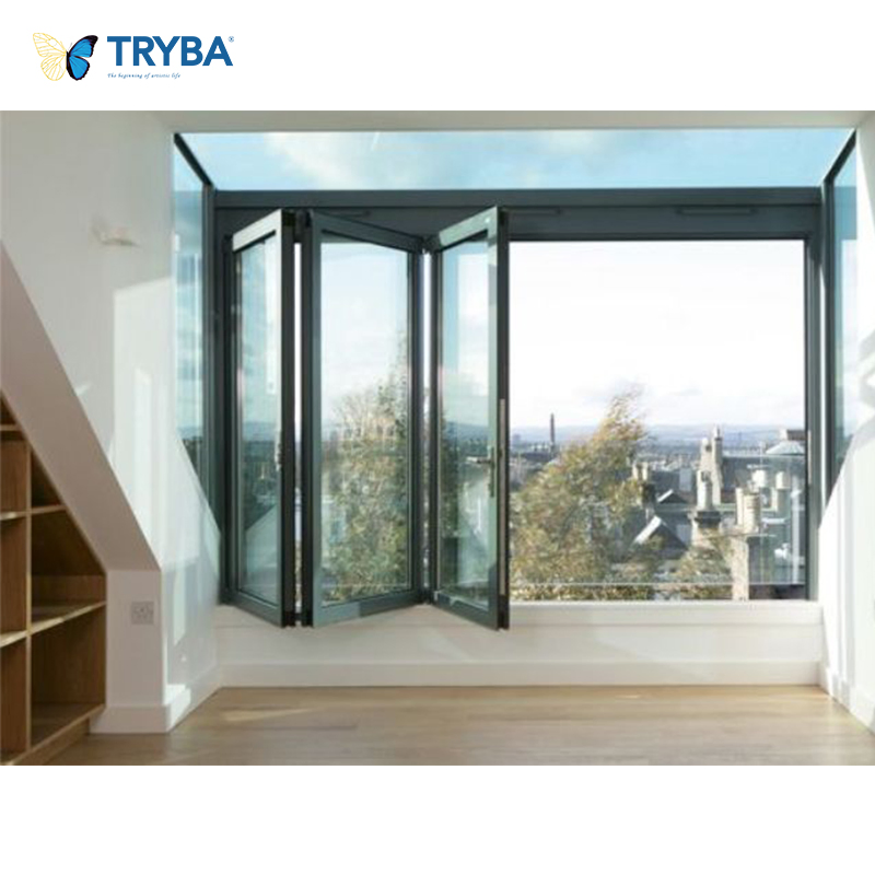 Ventana de jardín de villa insonorizada de doble y triple acristalamiento con vidrio templado de baja emisividad, metal, aluminio termicamente roto, de guillotina, oscilobatiente, corredera y plegable