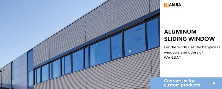 Ventana deslizante de aluminio