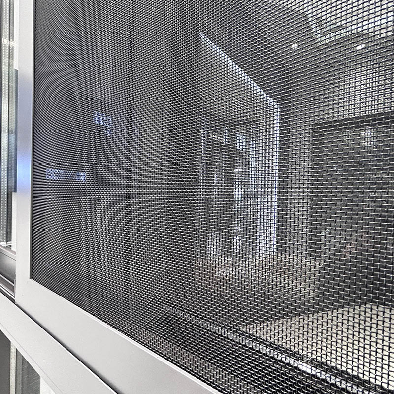 Ventanas deslizantes de aluminio recubierto premium con malla de seguridad e integración