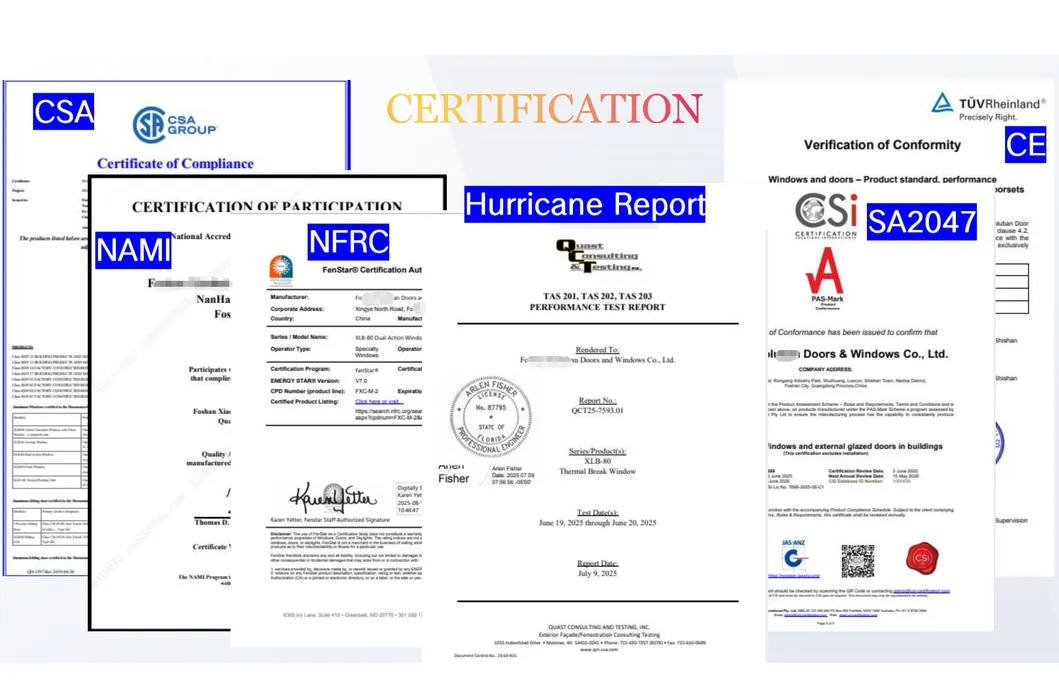 Certificados de calidad