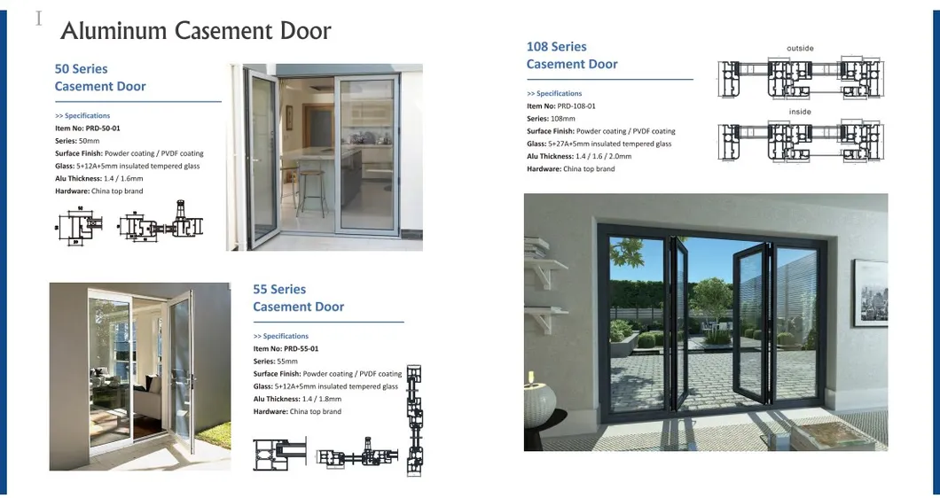 Ventana deslizante de aluminio insonorizada personalizada para interiores comerciales con doble cristal