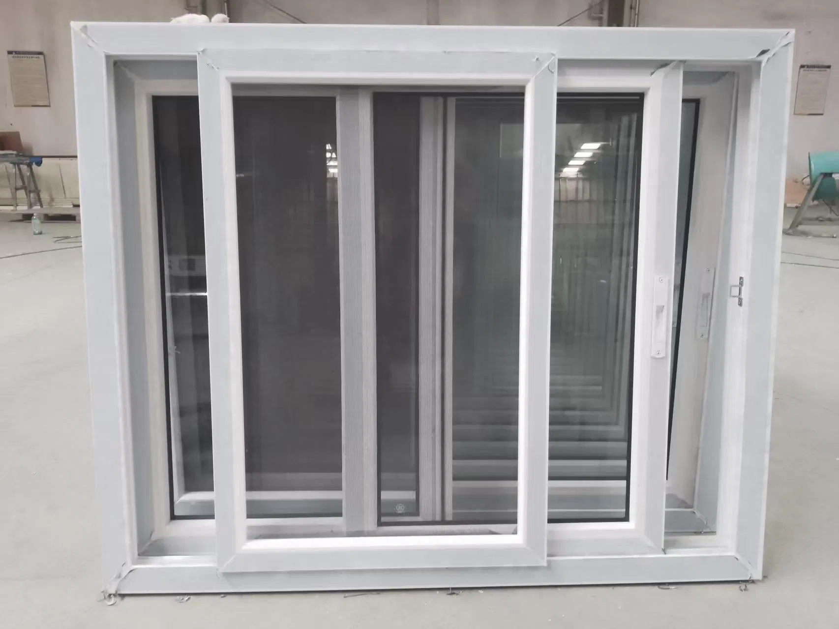 Proyecto de Casa Residencial en América del Sur 88 Ventana Deslizante de PVC con Mosquitera