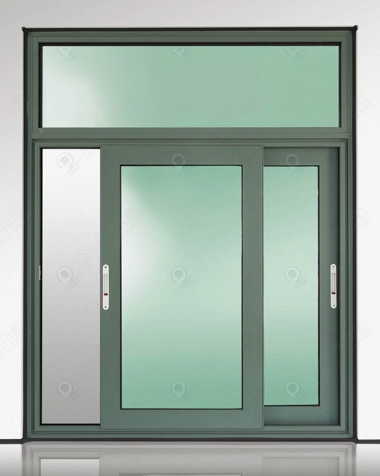 Ventana deslizante de aluminio insonorizada personalizada Prima para interiores comerciales con doble cristal
