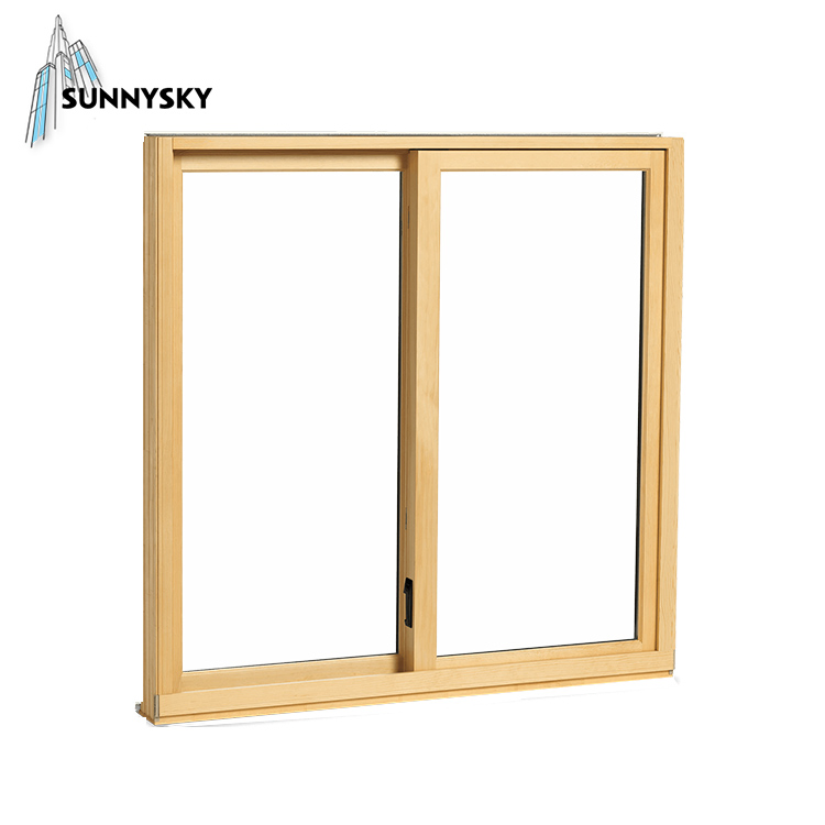 Ventana deslizante vertical de aluminio con marco estándar moderno de EE. UU. a precio económico, con vidrio de doble panel y ruedas