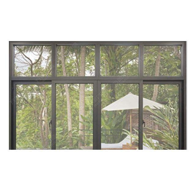 Ventanas deslizantes automáticas de doble cristal de aluminio Wanjia