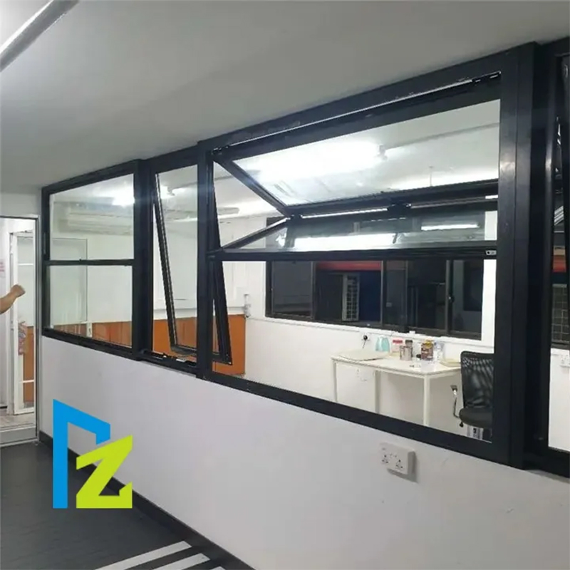 Ventana deslizante de vidrio de aluminio moderno tipo plegable para instalación en balcón de hogar