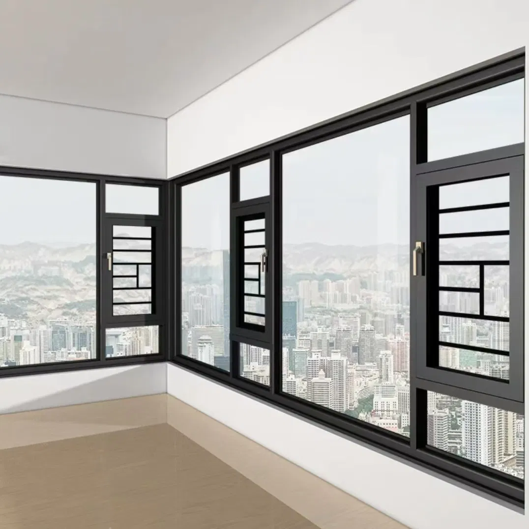 Ventana deslizante aislada de alta calidad y diseño moderno para el balcón de la sala de estar