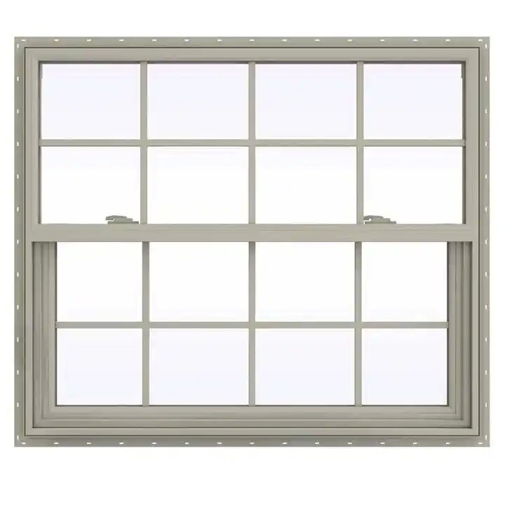 Ventana deslizante vertical automática de vidrio de aluminio Ventanas de doble colgado