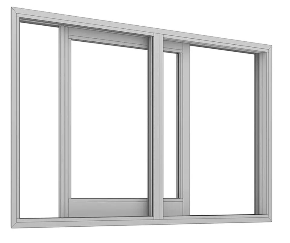 Ventana deslizante de aluminio de diseño moderno y asequible para hogares residenciales