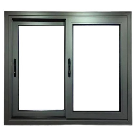 Ventanas corredizas de aluminio o metal con ruptura térmica de alta venta con doble acristalamiento para residencias y oficinas