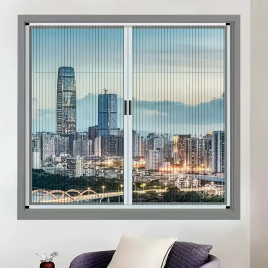 El fabricante produce pantallas de ventana retráctiles de metal ultra delgadas, de marco estrecho y a prueba de mosquitos de alta calidad a un precio asequible