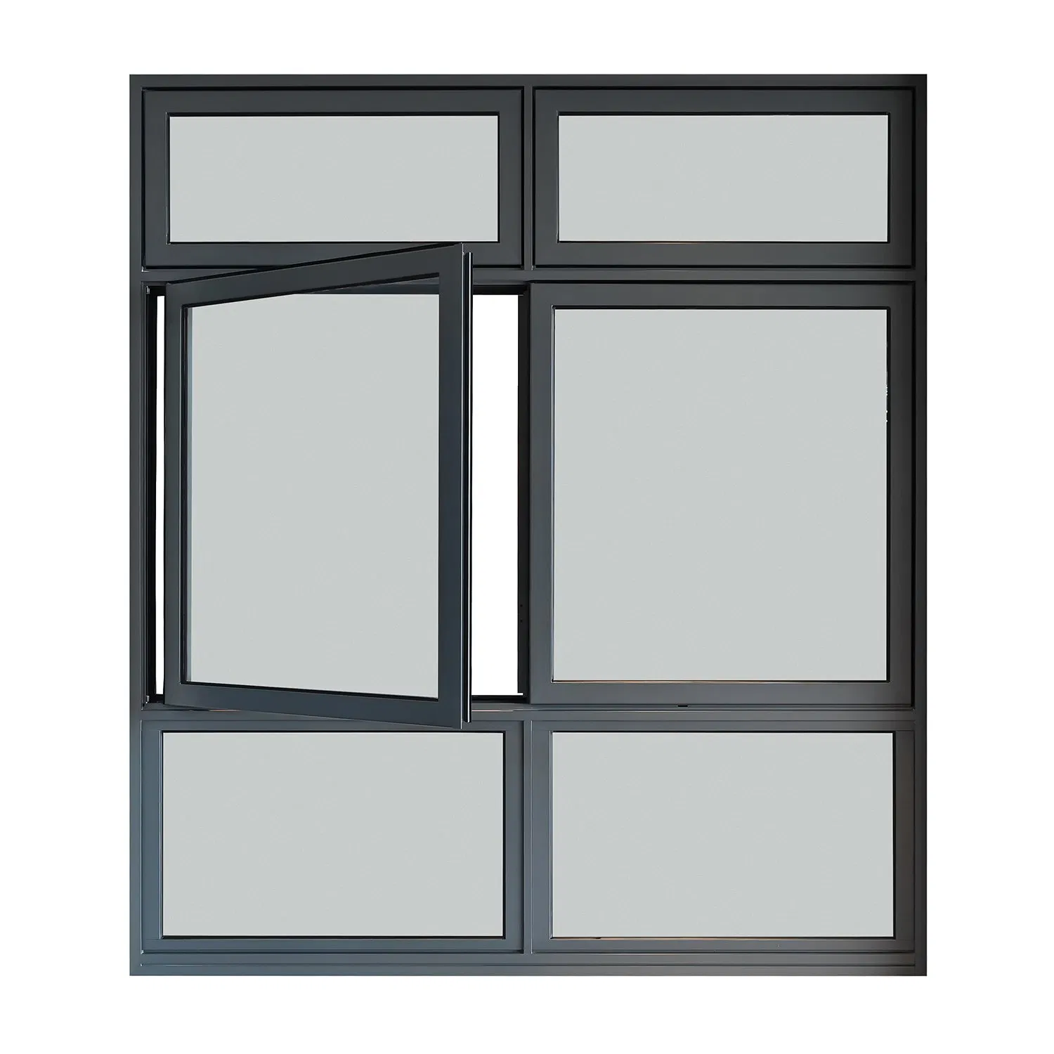 Ventanas deslizantes de aluminio duraderas, impermeables y energéticamente eficientes para uso comercial y doméstico
