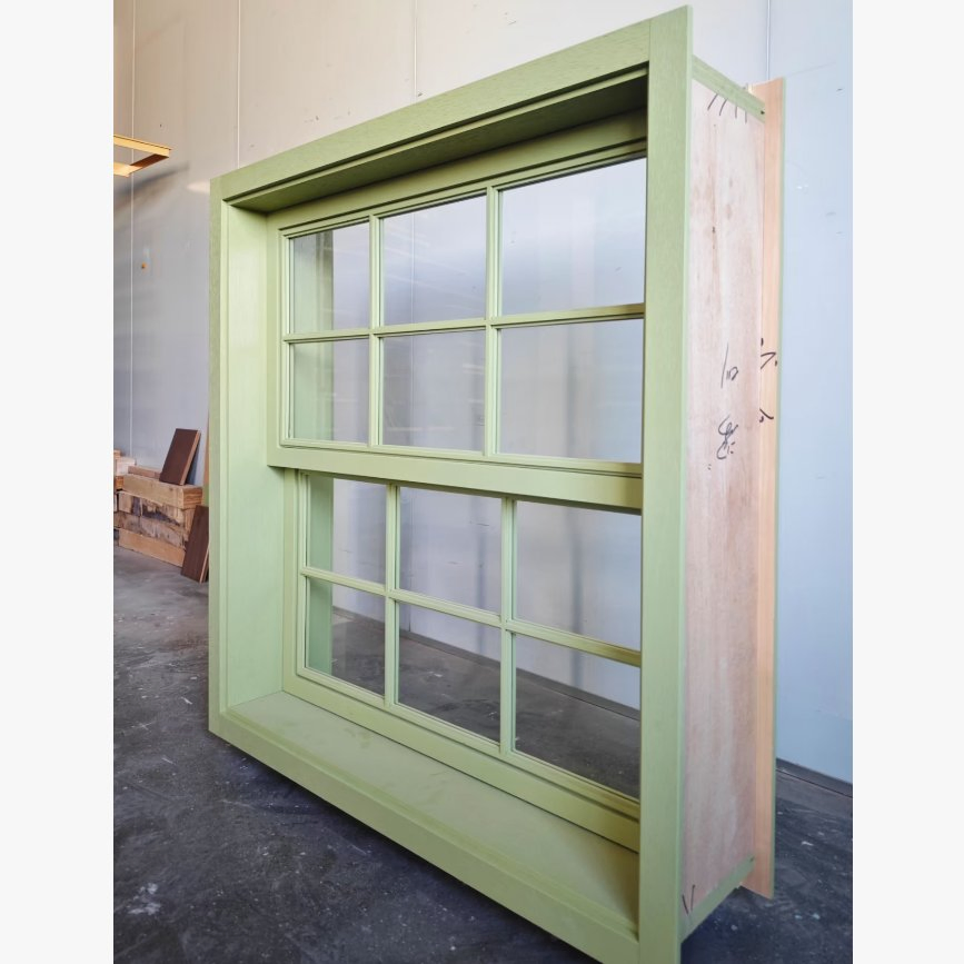 Ventana deslizante vertical de vidrio grande para proyectos de diseño arquitectónico contemporáneo