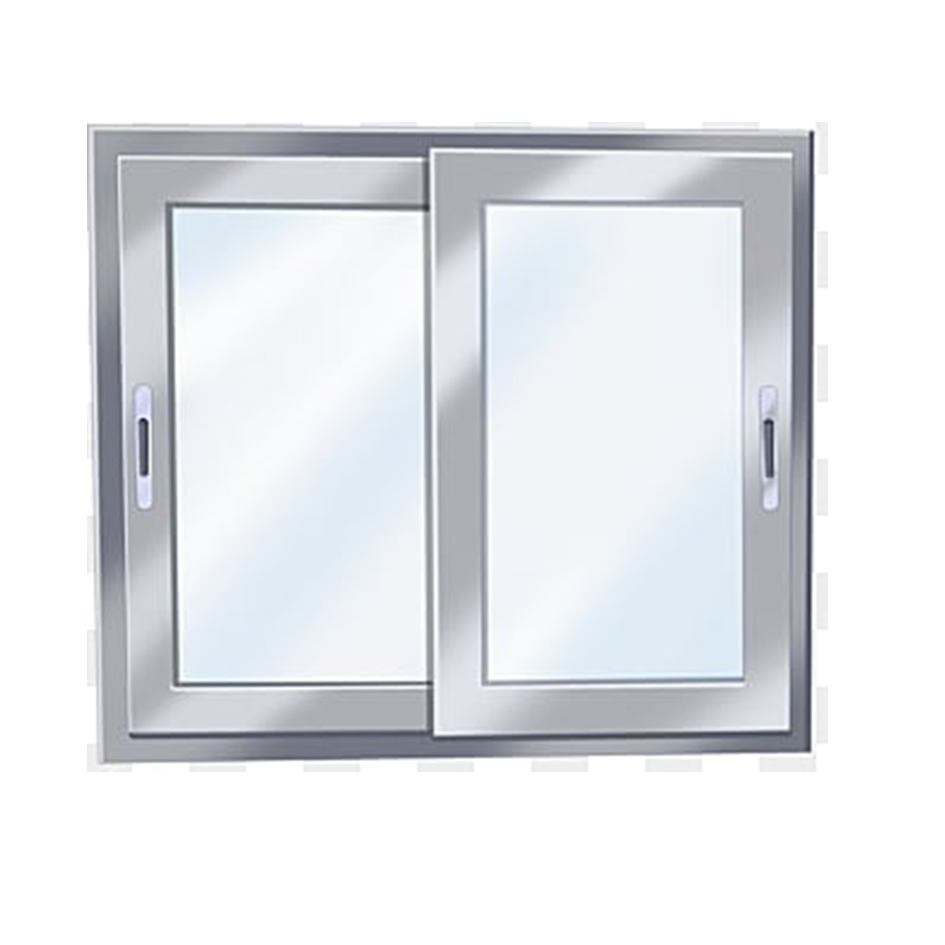 Ventana deslizante para el hogar de vidrio espejo de PVC de acero de doble acristalamiento de aluminio premium