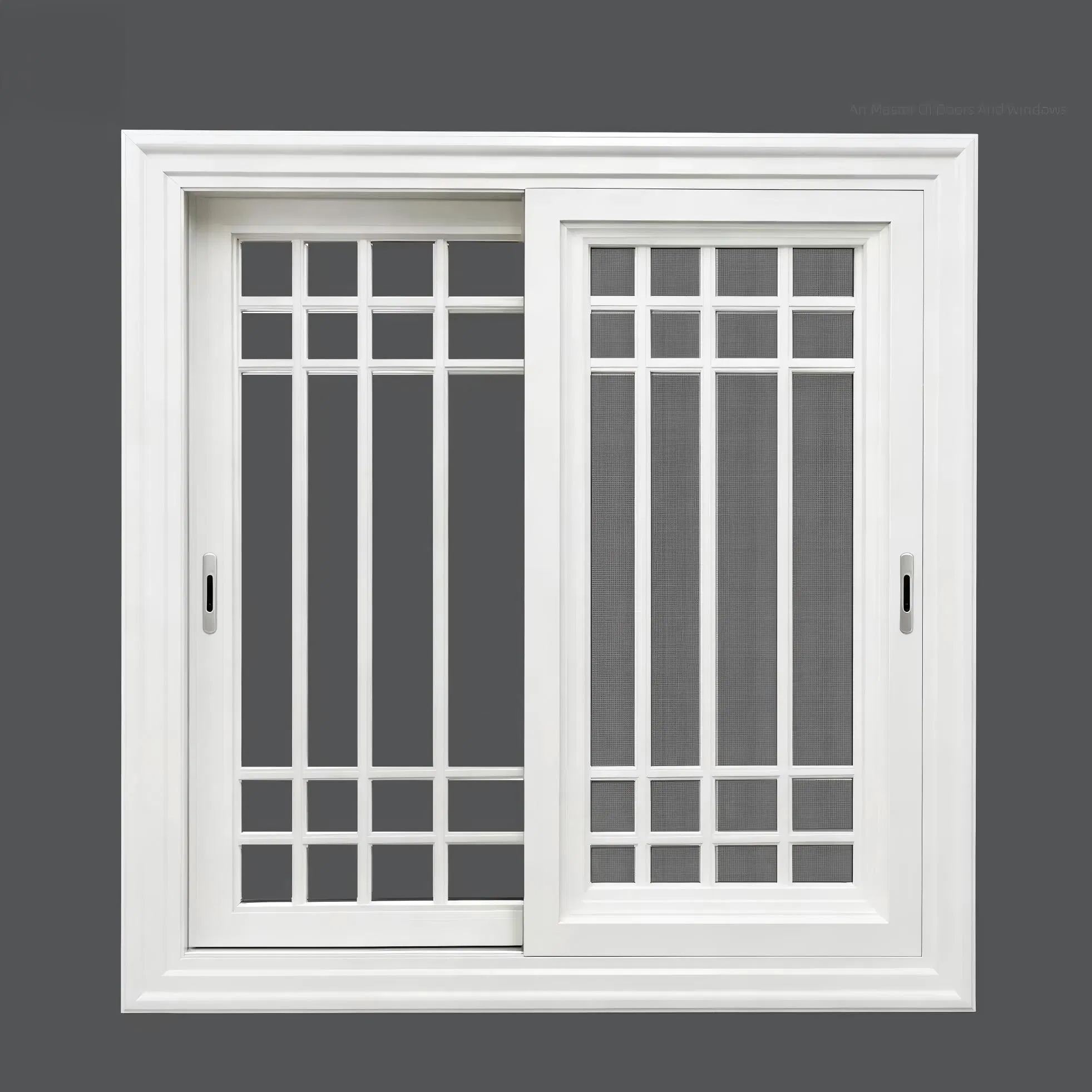 Ventanas y puertas de aluminio de diseño moderno, ventana de dormitorio de apertura horizontal, ventana deslizante doble
