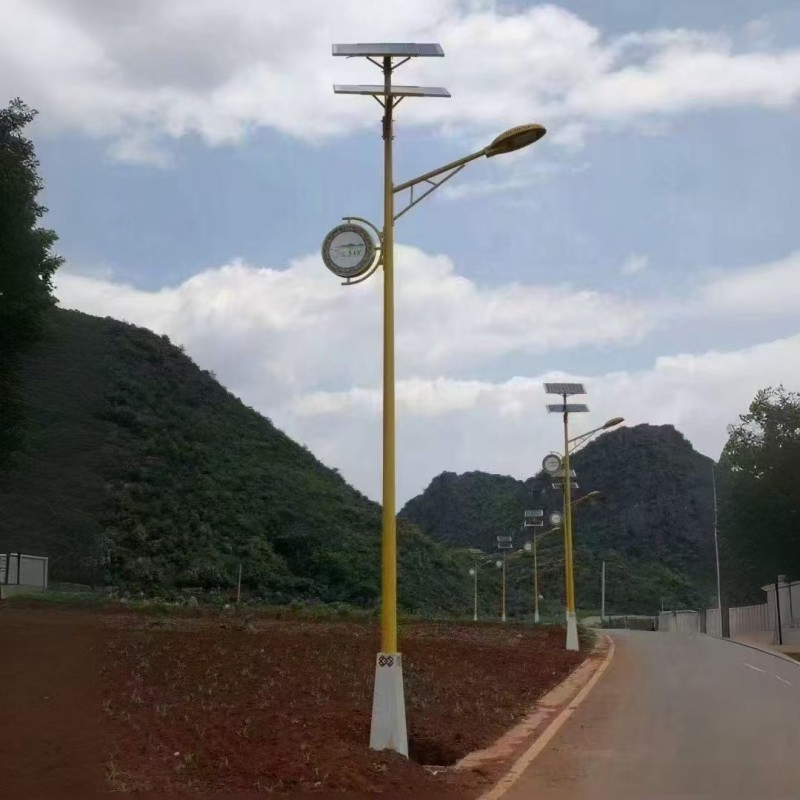 100W 120W IP66 Luces de Calle LED Solares Alimentadas por Energía Solar