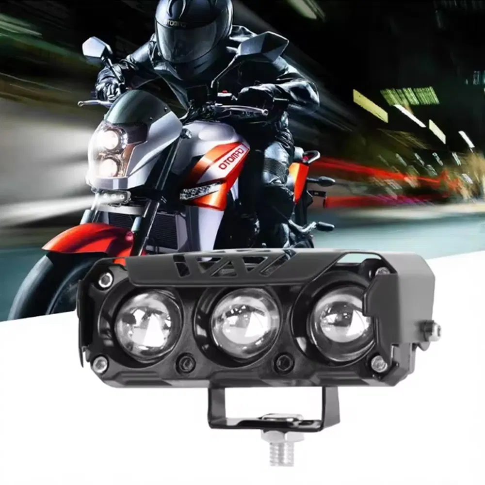 Faros Skylla Modificados Múltiples Fuentes de Luz Foco Tira de Luz LED Nuevo Estilo Lente Decorativa Iluminación Exterior Moto Faro LED