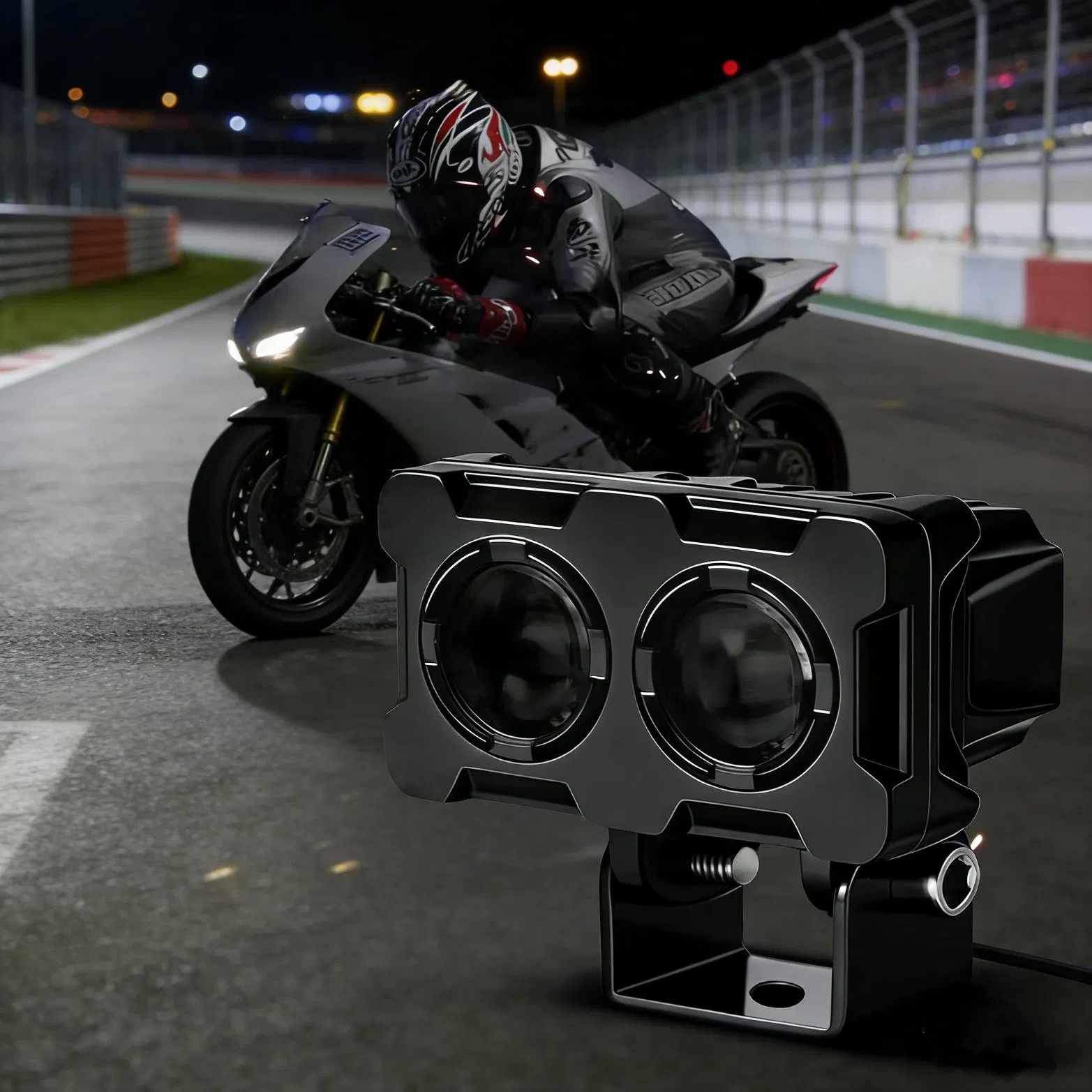 Faros LED de motocicleta mejorados: diseño de haz dual amarillo y blanco