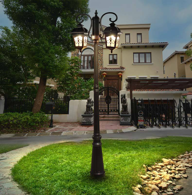 Lámpara de jardín exterior premium con temperatura de color ajustable