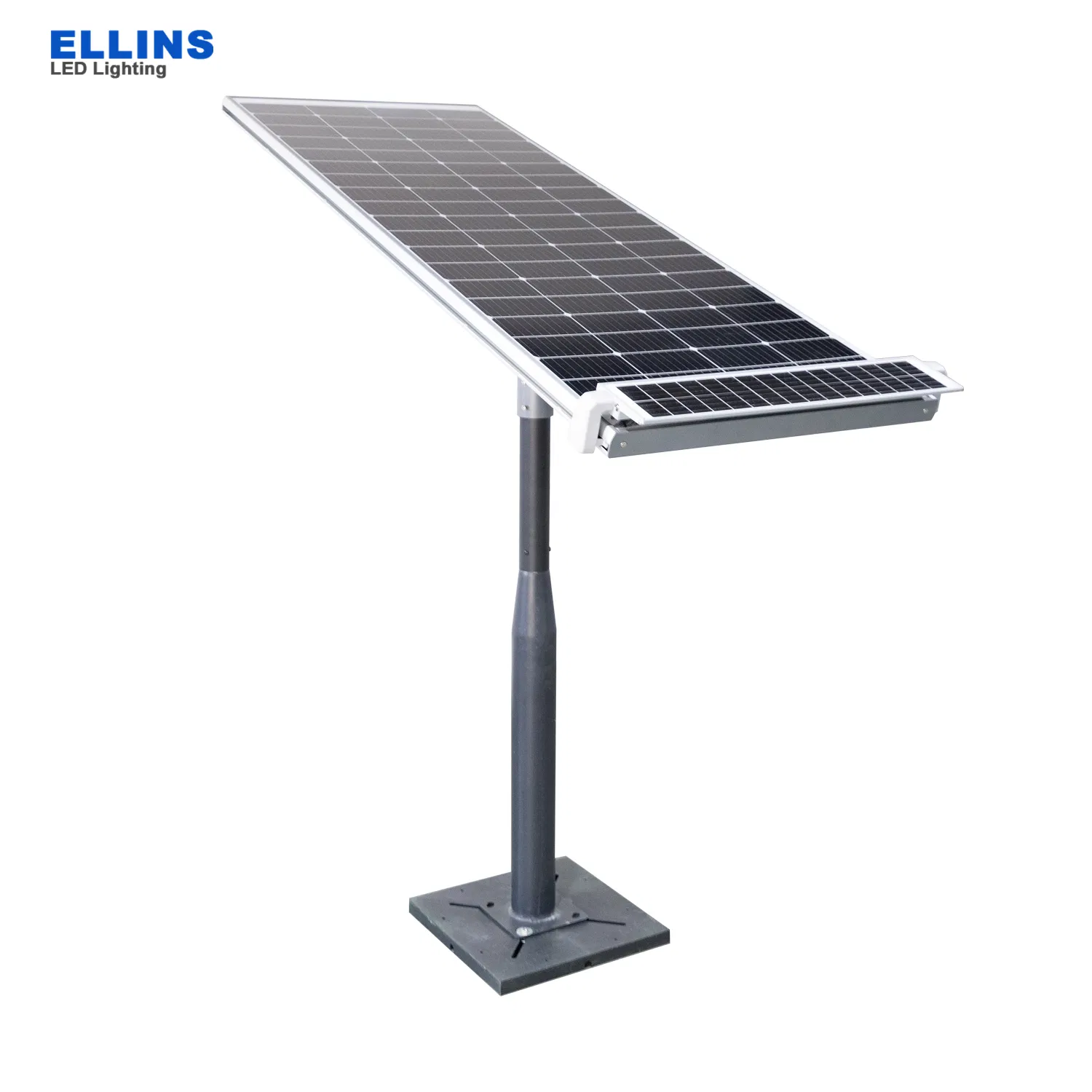Lámpara solar exterior con limpieza automática, integrada y todo en uno, farola solar con barredora
