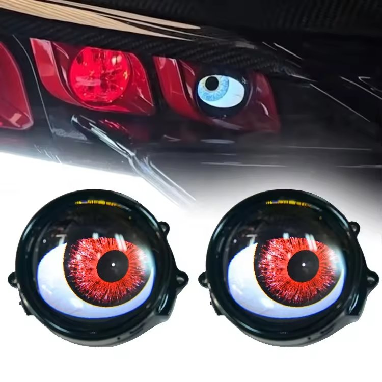 Accesorios de Coche Ojos de Diablo Universales 4/8models para Opción Ojos de Demonio Vivos y Realistas en Faros de Auto