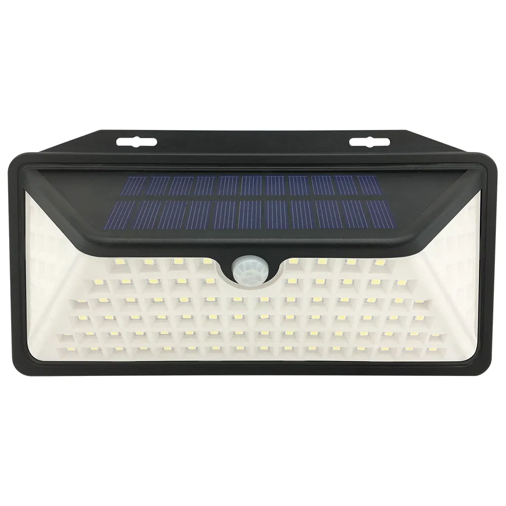Luces de seguridad solares LED para jardín con sensor de movimiento, lámpara de pared para emergencia en cercas exteriores