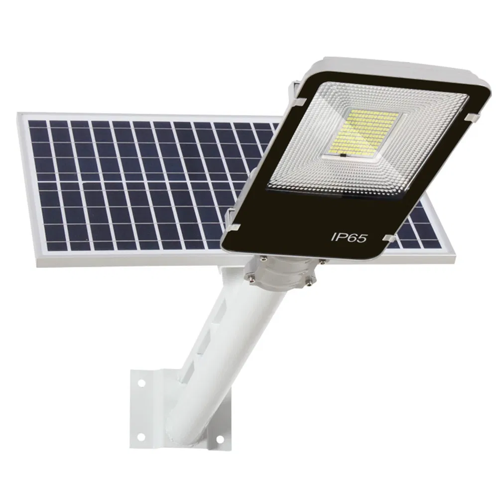 Luz Solar de Calle LED Exterior Dividida 30W 60W 90W 120W Carcasa de Aluminio Larga Duración Luz Solar para Camino Jardín