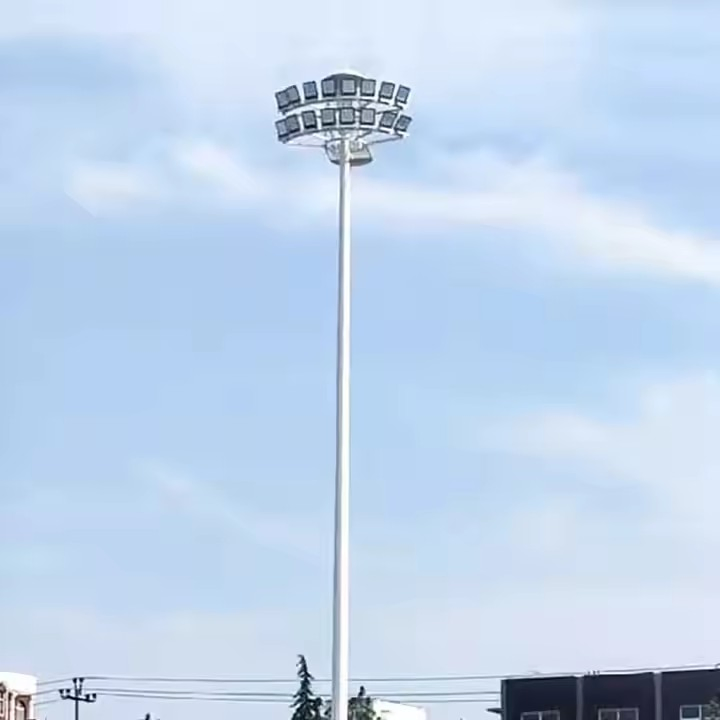 Venta Directa de Fábrica 15m 35m Precio de Luz de Alto Poste LED para Estadio