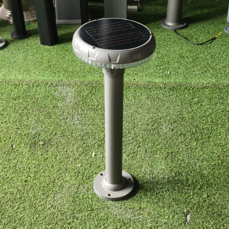 5W Lámpara de Jardín LED Solar Moderna IP65 Pilón de Paisaje Impermeable para Camino de Césped Exterior Iluminación Exterior Premium