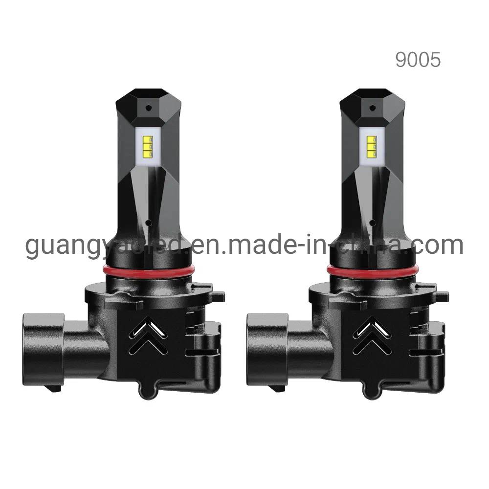 Kits de bombillas de faros LED para coches/camiones 50W, LED 6500K luz de niebla superbrillante con cuerpo de luz negro plateado, luces de indicador interior y exterior de coche LED