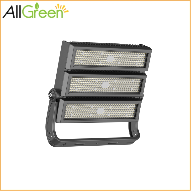 Todas las luces LED de alto mástil Allgreen Agml04 Luz de inundación de alta potencia 1000W Marca del cliente OEM/ODM Muestra nueva proporcionada gratuitamente Bajo MOQ Exterior para estadio gimnasio/aeropuerto