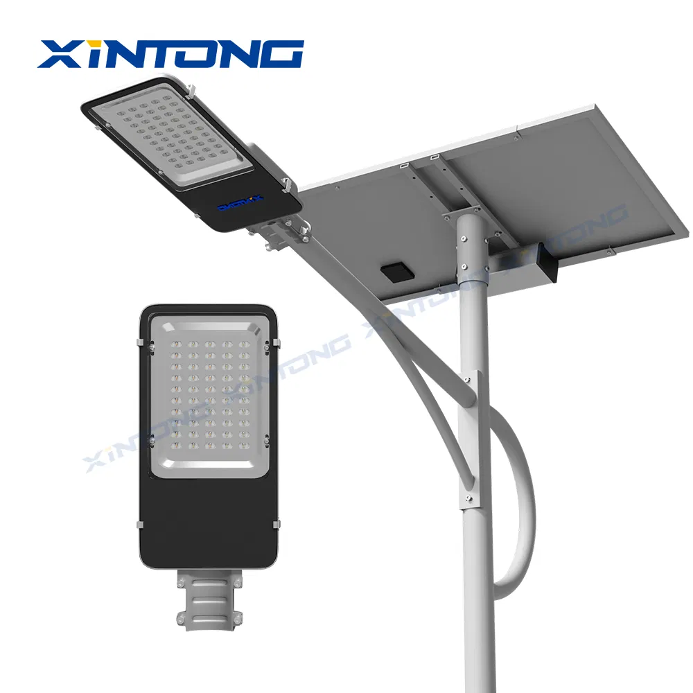 Lámpara de Calle Solar LED Dividida Impermeable Xintong IP66 Exterior 60W 100W 200W