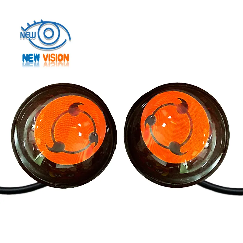 Instalación de luces de coche personalizadas ojos de diablo