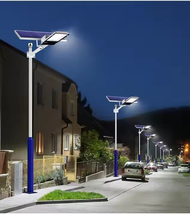 Aluminio 500W Smart Control Alto Lumen Personalizar Jardín impermeable Calle Lámpara exterior 300W Split Solar Street Light