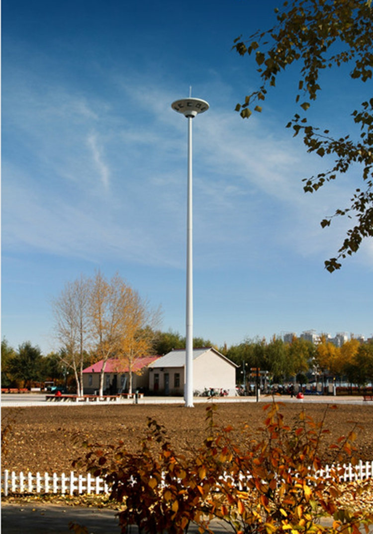 Commercial Grade Fixed Top Anticorrosive High Mast Light Pole for Sports Fields