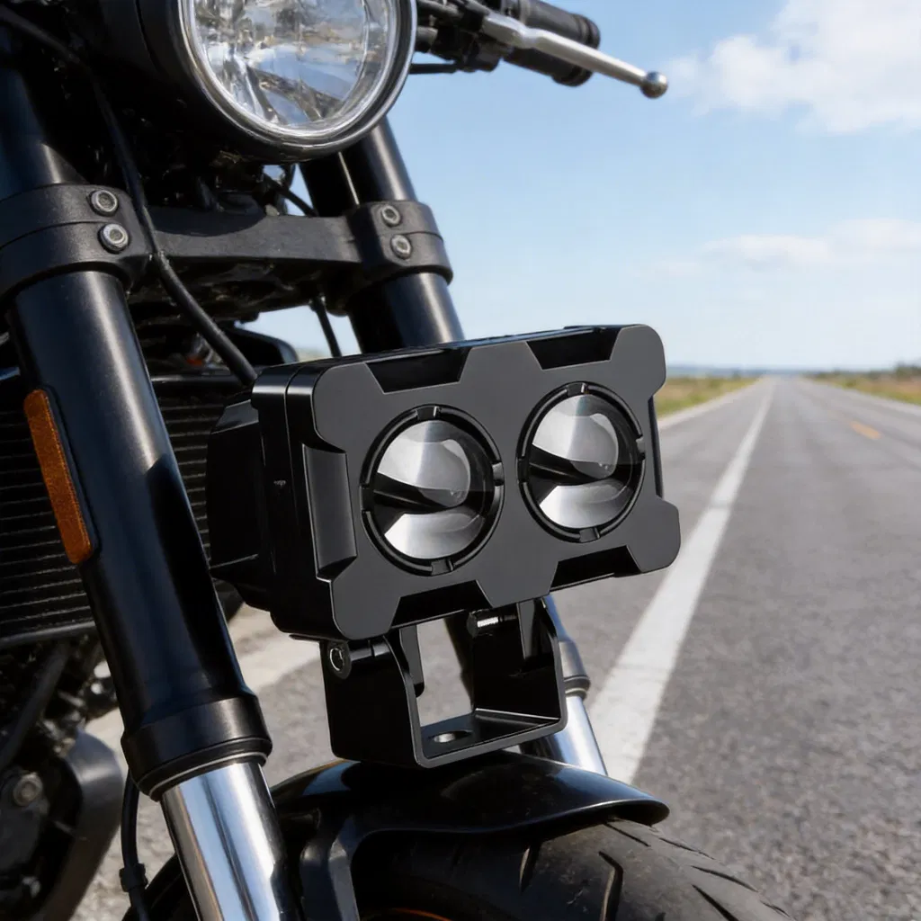 Faros LED de motocicleta mejorados: diseño de haz dual amarillo y blanco