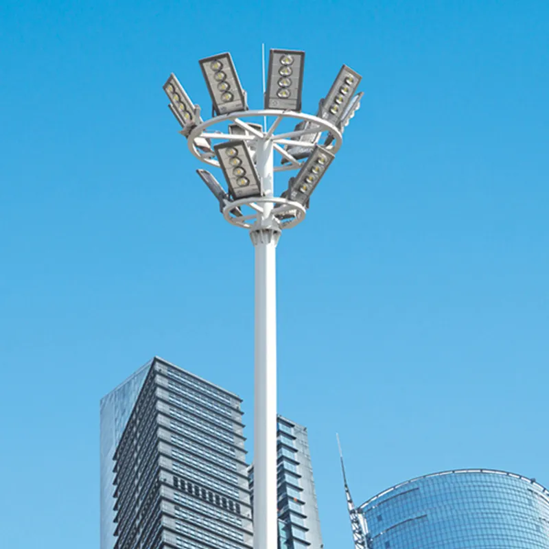 Luz LED de Alto Mástil IP65 Poste de Mástil Telescópico con Cuerpo de Aluminio Iluminación Móvil para Aplicación Vial