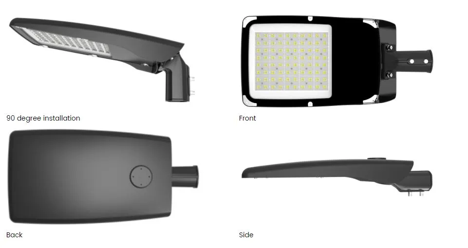 Lámpara de calle sensor Zhaga luz inteligente luminaria LED para calle