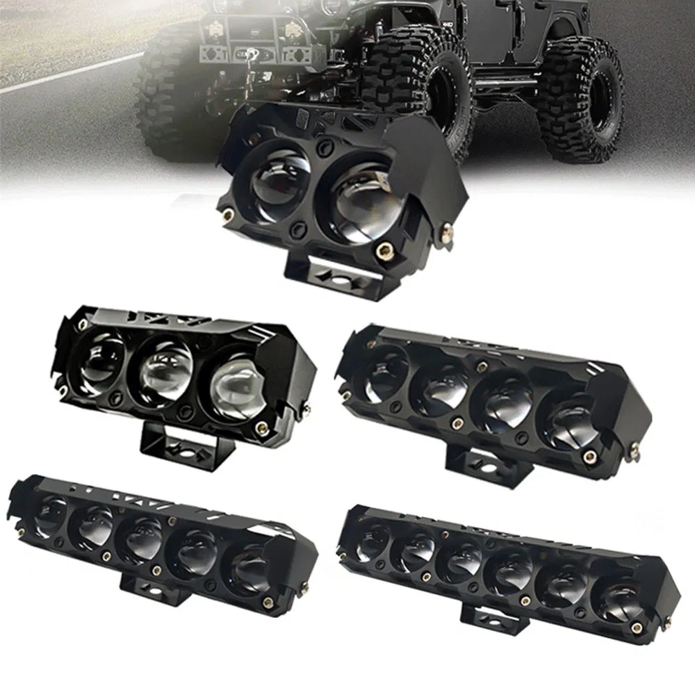 Faros Skylla Modificados Múltiples Fuentes de Luz Foco Tira de Luz LED Nuevo Estilo Lente Decorativa Iluminación Exterior Moto Faro LED