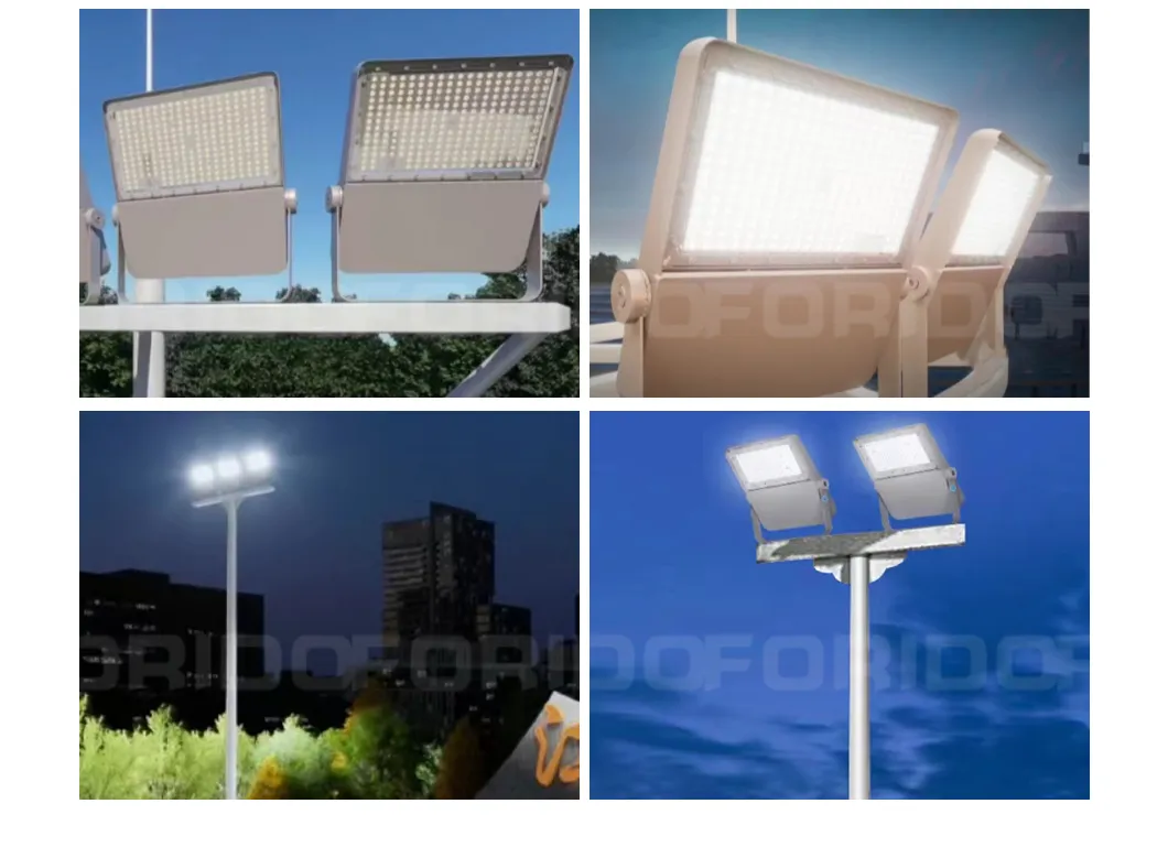 15m/20m/25m/30m/35m Luz de mástil alto LED para estación exterior de aeropuerto