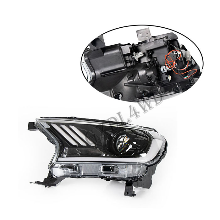 Gzdl4wd Traje Mustang Px Ranger T7 T8 Faro LED para Pick up Accesorios de Coche Faro Raptor Ranger