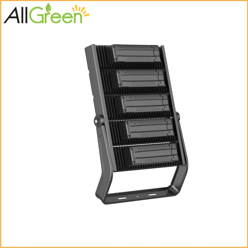 Todas las luces LED de alto mástil Allgreen Agml04 Luz de inundación de alta potencia 1000W Marca del cliente OEM/ODM Muestra nueva proporcionada gratuitamente Bajo MOQ Exterior para estadio gimnasio/aeropuerto