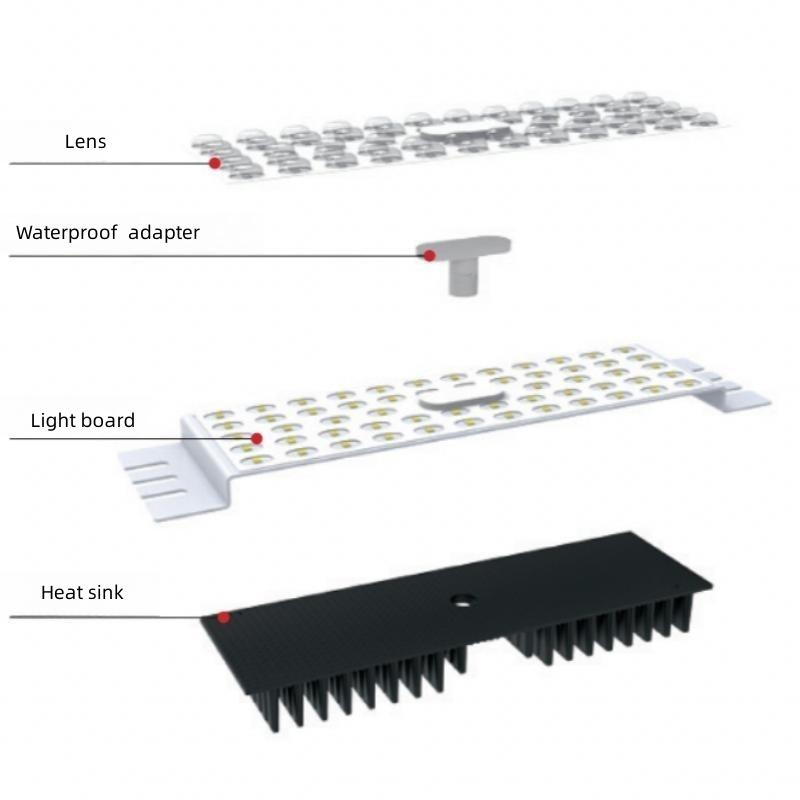 IP67 exterior 120W 200W 500W LED de control remoto Solar Street Luz