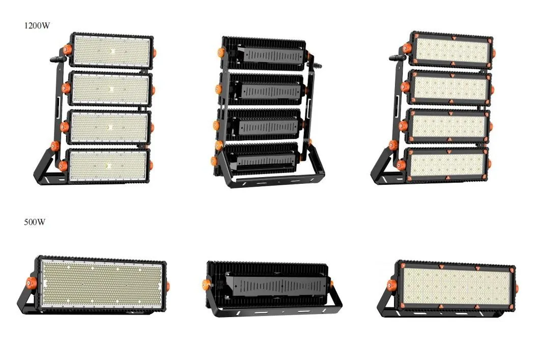 Faro de alta potencia 1000W LED para deportes al aire libre