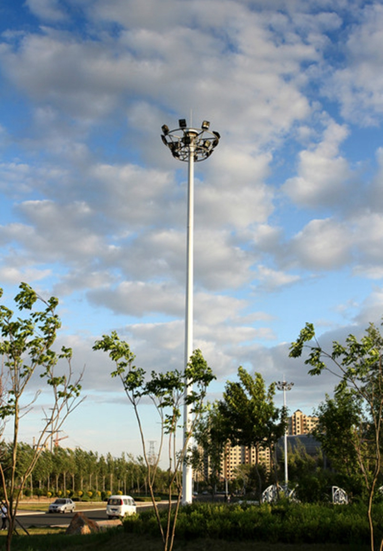 Alta resistencia, resistente a tifones, luz de mástil alta impermeable de acero inoxidable de una sola pieza 304