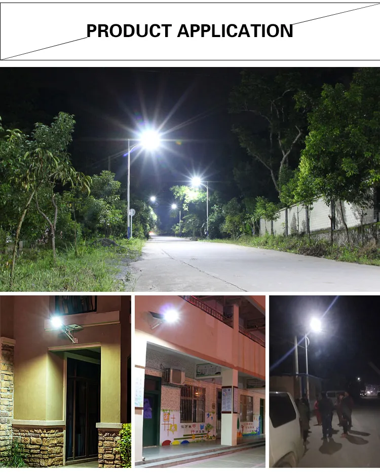 Luz solar callejera dividida nuevo diseño iluminación LED comercial
