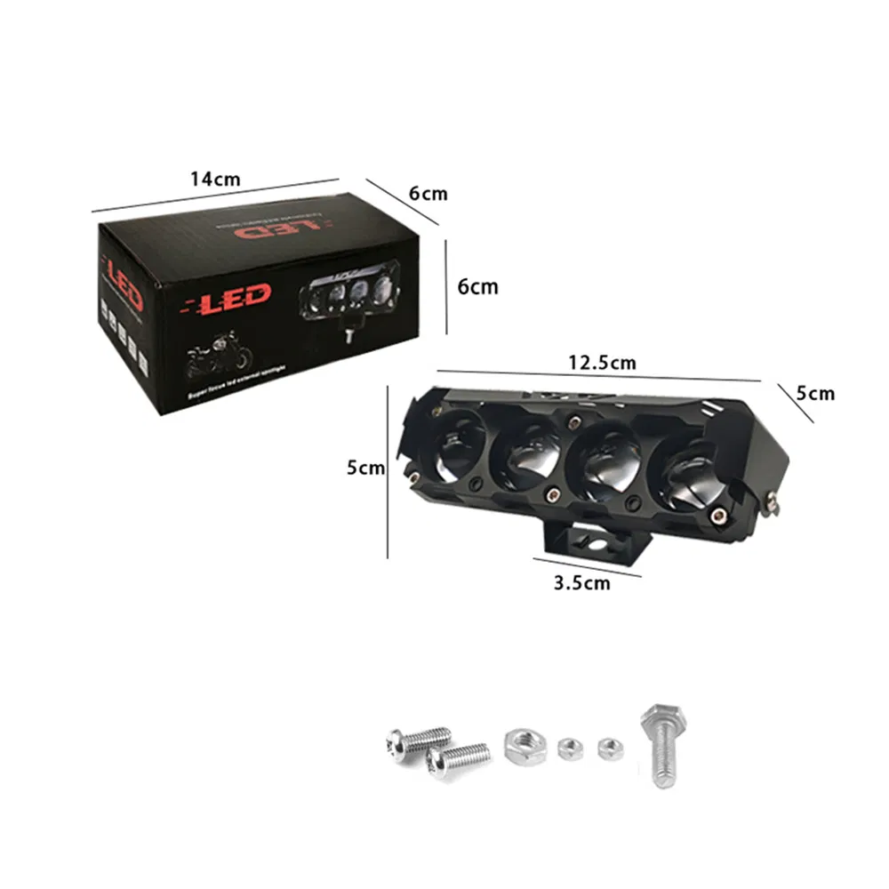 Faros Skylla Modificados Múltiples Fuentes de Luz Foco Tira de Luz LED Nuevo Estilo Lente Decorativa Iluminación Exterior Moto Faro LED